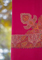 Pashmina Emboridered Shawl D - 66 - Maroon