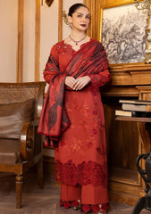 Winter Collection - Rang Rasiya - Carnation Khaddar Shawl - Zoya - D#02