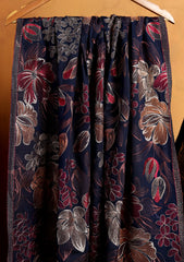 Karandi Embroidered Shawl D#07 - N Blue