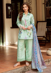 Lawn - Asifa & Nabeel - Yakin - Floral Mist - (YKL25-04)