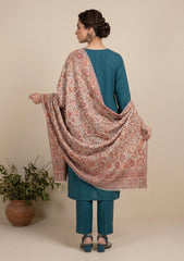 Winter - Riwaj - Pashmina Kani Jamawar 3 Pcs Suit - D#01 - Z Skin