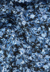 Elite Men Yarn Count Digital Selvage Satin Cotton Fabric - R Multi