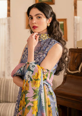 Lawn - Asifa & Nabeel - Meraki Vintage 25 - Sunehri (MVL25-02)