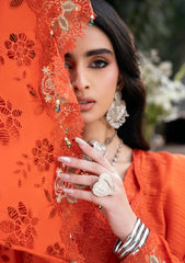 Lawn - Naqsh - Chikankari Festive 26 - D#00202 - Maple Glow