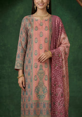 Formals - Riwaj - Fancy Chiffon Jamawar - 2 Pcs Suit - CND#15 - T Pink