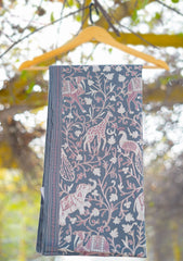 Pashmina Ari Work Shawl D - 120 - Grey