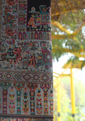 Pure Jamawar Kaani Shawl D - 2249 -Black