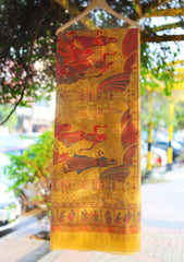 Pure Jamawar Kaani Shawl D - 2232 - Multi Yellow