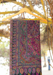 Pure Pashmina Kaani Jamawar Shawl D - 53V - Multi
