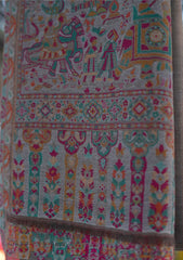 Pure Jamawar Kaani Shawl D - 2248 - Brown