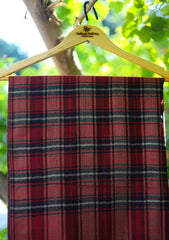 Pure Pashmina Kaani Jamawar Scarf D - 3 - Maroon