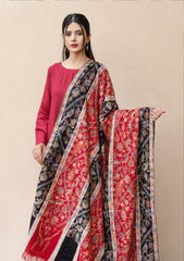 Pure Pashmina Handmade Shawl D - 2210 - Red