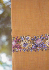 Pashmina Emboridered Shawl D - 65 - Mustard