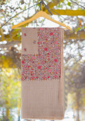 Pashmina Emboridered Shawl D - 73 - Brown