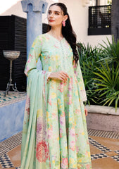 Lawn - Farasha - Aurea - Eid Summer 25 - Mint Dew