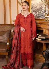 Winter Collection - Rang Rasiya - Carnation Khaddar Shawl - Zoya - D#02