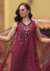 Lawn - Noor by Saadia Asad - Luxury Eid - Schiffli Laserkari 26 - D#08