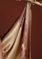 Pashmina Zari Jamawar Shawl D - 51 - Skin