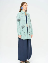 Pret - Moven - Beaded Oversize Shirt - Green