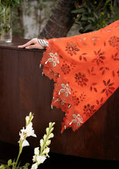 Lawn - Naqsh - Chikankari Festive 26 - D#00202 - Maple Glow