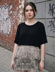 Pret - Moven - Round Neck T-Shirt - Black & Skin