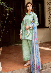 Lawn - Asifa & Nabeel - Yakin - Floral Mist - (YKL25-04)