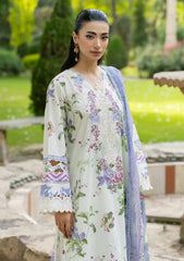 Lawn - Elaf Premium - Signature Embroidered 26 - Vol II - ESG#03B - KATIE