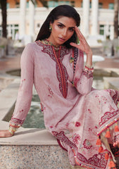 Lawn - Farah Talib Aziz - Luxury Unstitched - FTL25#03 - Prciscilla Pink