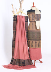 Winter - Riwaj - Pashmina Jamawar Suit - Patch Work - D#04 - Multi