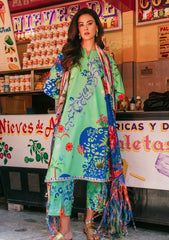 Lawn - Mushq - Hemline - La Dolce - Prints Vol-2 - HUN25#10B - LIVING HEART