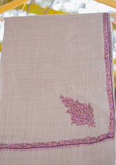 Pashmina Emboridered Shawl D - 61C - L Golden