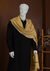 Men Shawls - Wool Shawls - D#02 - L Gold