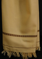 Men Shawls - Wool Shawls - D#02 - L Gold