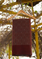 Pure Pashmina Kaani Jamawar Shawl D - 56 - G Maroon