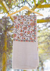 Pashmina Emboridered Shawl D - 67 - L Brown