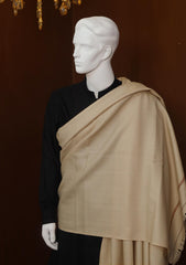 Men Shawls - Wool Shawls - D#208 - Fawn