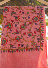 Pashmina Emboridered Shawl D - 67 - T Pink