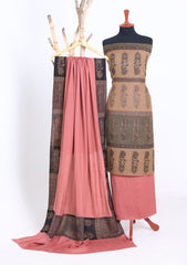 Winter - Riwaj - Pashmina Jamawar Suit - Patch Work - D#04 - Multi