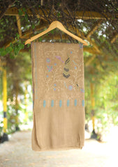 Pashmina Ari Work Shawl D - 210 - Skin