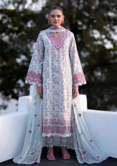 Lawn - Alif - AJR Printkari 25 - PK#11 - Blush