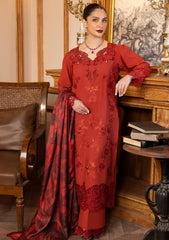 Winter Collection - Rang Rasiya - Carnation Khaddar Shawl - Zoya - D#02