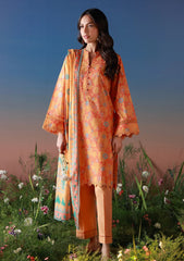 Lawn - Sahar - Mirha 26 - SS1-26-02 - Amber Petals