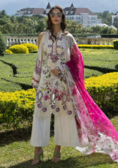 Lawn - Elaf Premium - Signature Embroidered Prints 26 - ESA#01A - DUCHESS