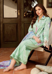 Lawn - Asifa & Nabeel - Yakin - Floral Mist - (YKL25-04)