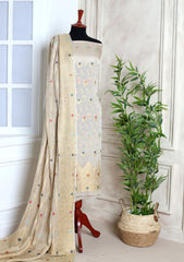 Formals - Fancy Closet - 2 pcs Suit - Chiffon Jamawar D#01 Fawn