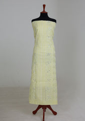 Formals - Riwaj - Fancy 26 - Ari & Mukesh Work - 2 Pcs - D#01 - L Yellow 3