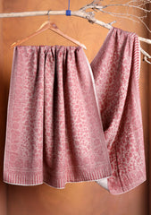 Pashmina Zari Jamawar Shawl D#90 - T Pink