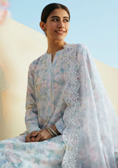 Lawn Collection - Cross Stitch - Premium - CSP24#07 - VIOLA PEARL