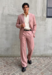 Drapers Montecarlo Wool Fabric - B Pink