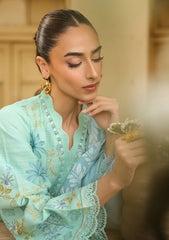 Winter - Sahar - Khaddar/Shawl - Unstitched 25 - AW2-25-06 - Ocean Opal